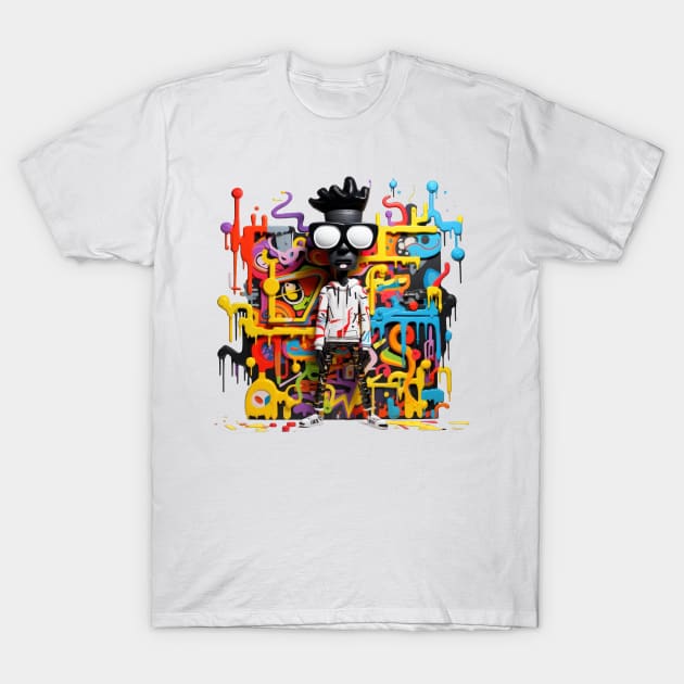 Art Brut Neo Expressionism Diorama T-Shirt by Tankuss 